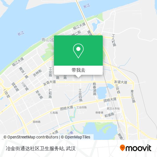 冶金街通达社区卫生服务站地图