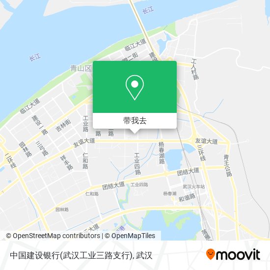 中国建设银行(武汉工业三路支行)地图
