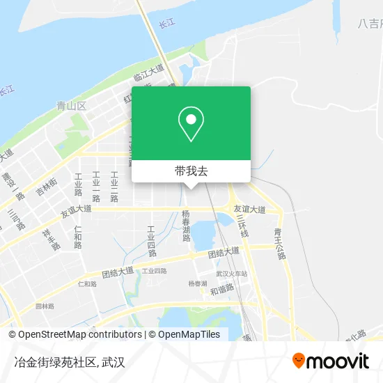 冶金街绿苑社区地图