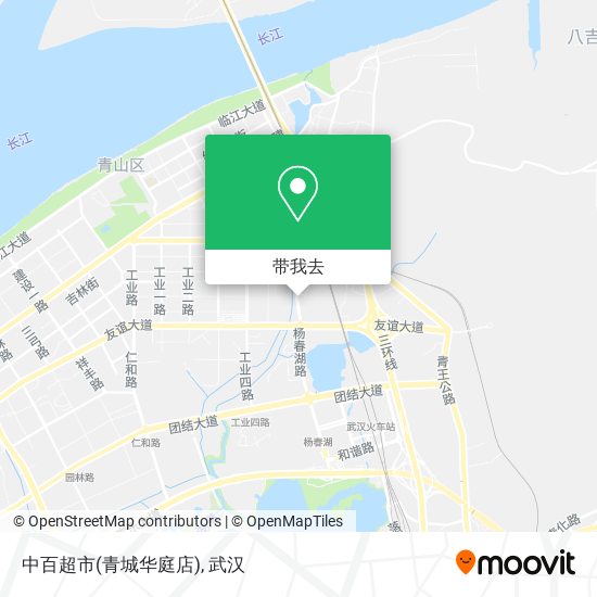 中百超市(青城华庭店)地图
