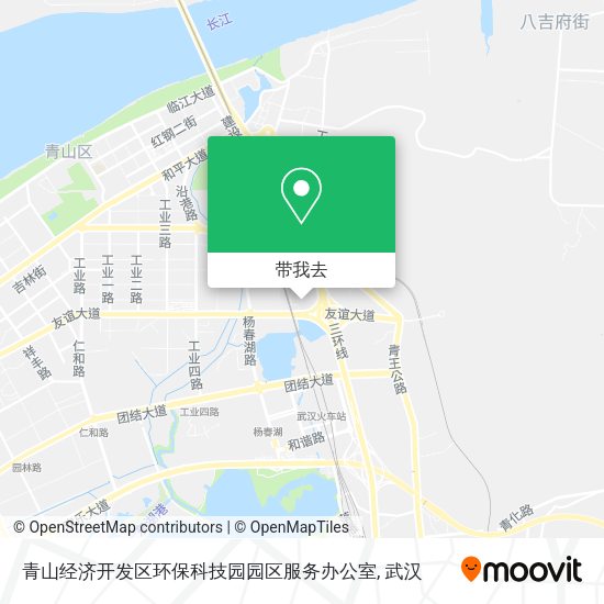 青山经济开发区环保科技园园区服务办公室地图