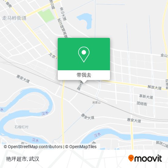 艳坪超市地图