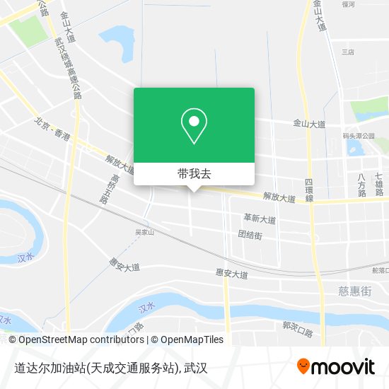 道达尔加油站(天成交通服务站)地图