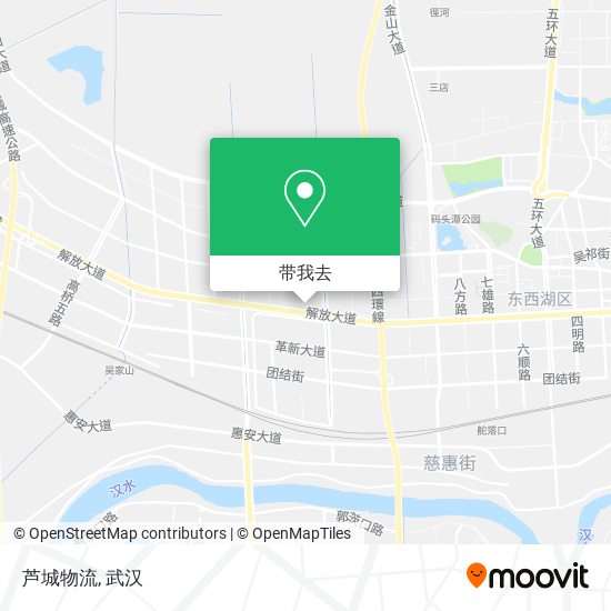 芦城物流地图