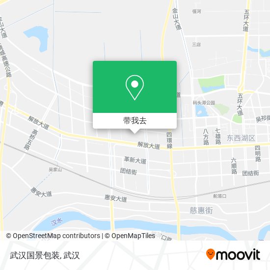 武汉国景包装地图