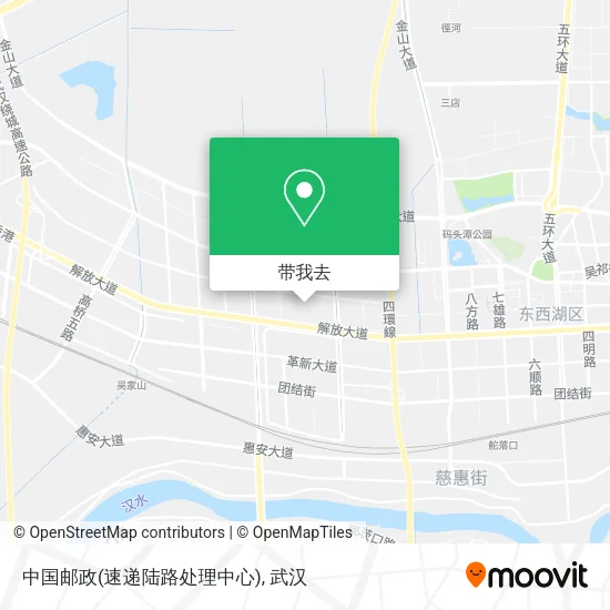 中国邮政(速递陆路处理中心)地图