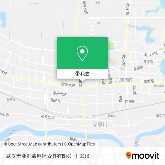 武汉宏业汇鑫钢绳索具有限公司地图