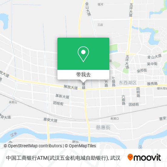 中国工商银行ATM(武汉五金机电城自助银行)地图