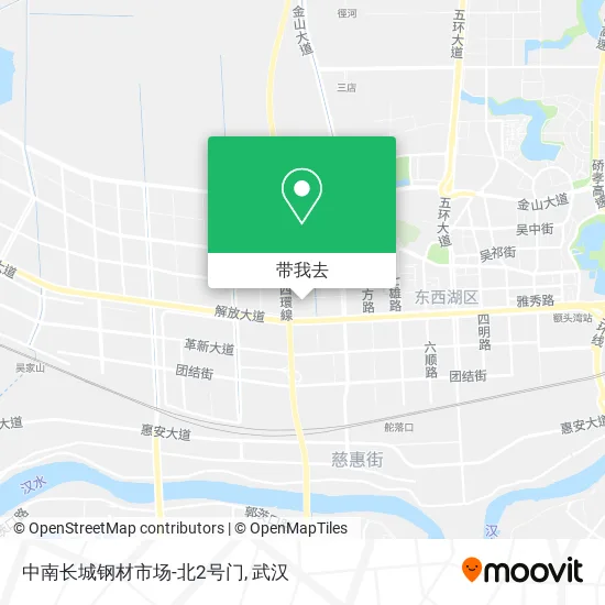 中南长城钢材市场-北2号门地图