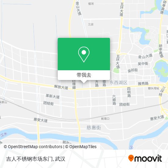 吉人不锈钢市场东门地图