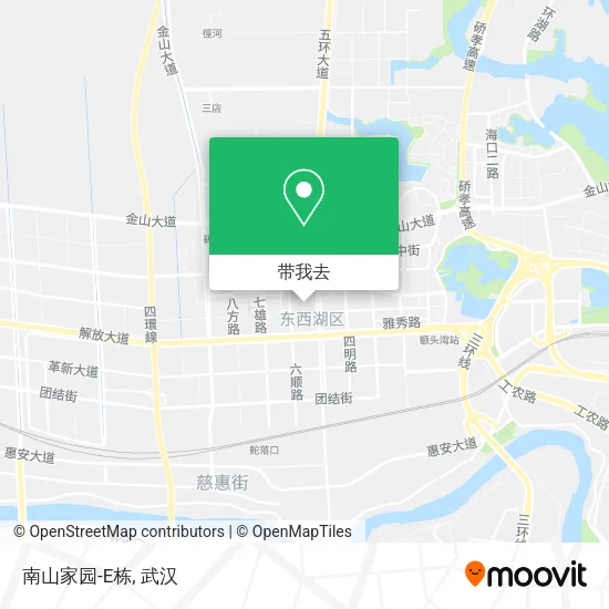 南山家园-E栋地图