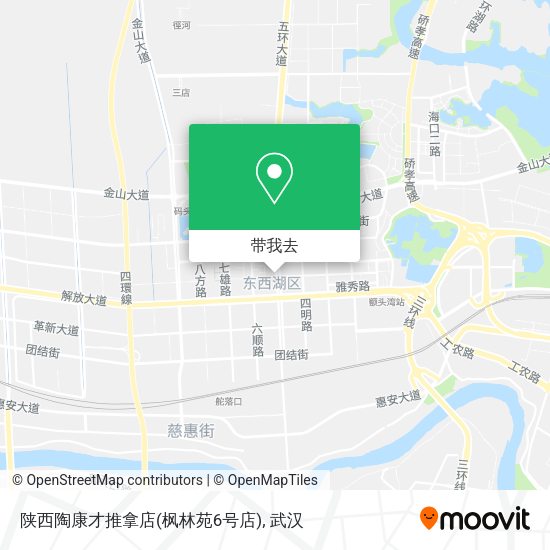 陕西陶康才推拿店(枫林苑6号店)地图
