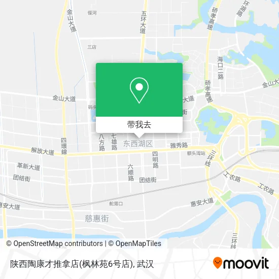 陕西陶康才推拿店(枫林苑6号店)地图
