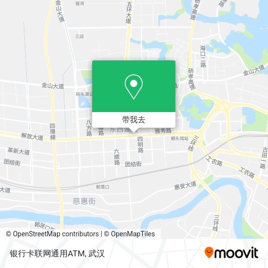 银行卡联网通用ATM地图