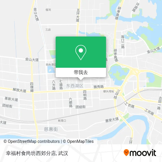 幸福村食尚坊西郊分店地图