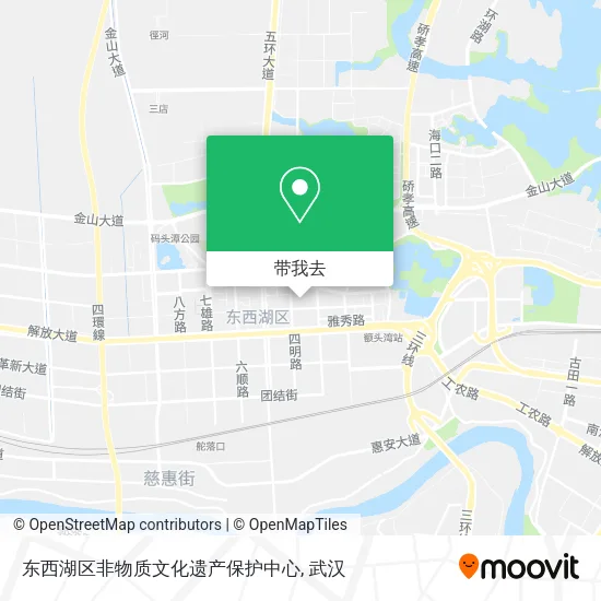 东西湖区非物质文化遗产保护中心地图