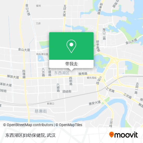 东西湖区妇幼保健院地图