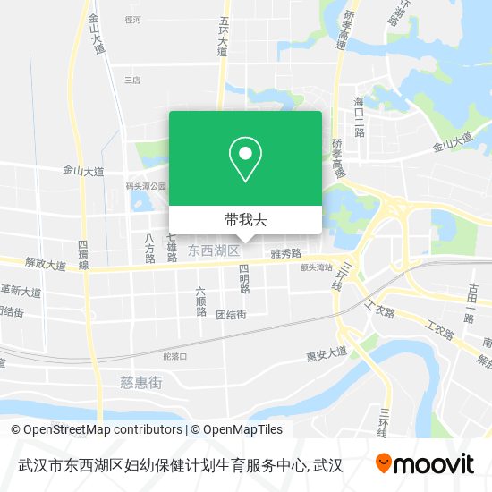 武汉市东西湖区妇幼保健计划生育服务中心地图