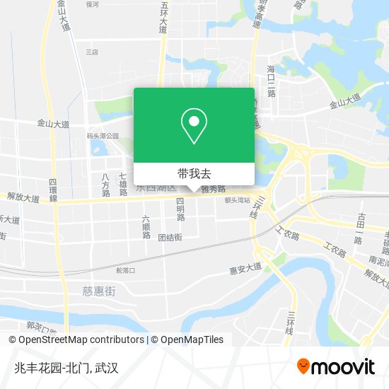 兆丰花园-北门地图