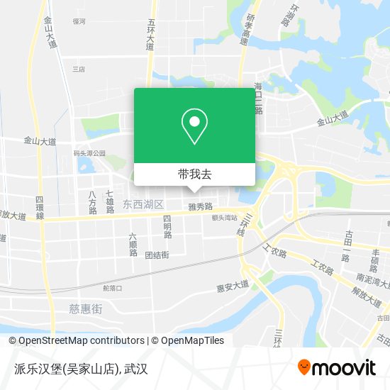 派乐汉堡(吴家山店)地图