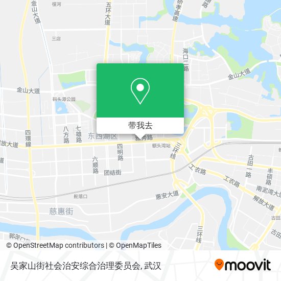 吴家山街社会治安综合治理委员会地图