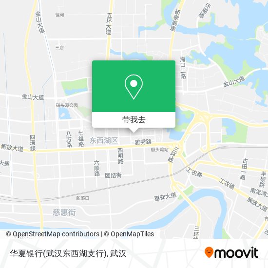 华夏银行(武汉东西湖支行)地图