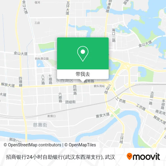 招商银行24小时自助银行(武汉东西湖支行)地图