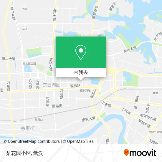 梨花园小区地图