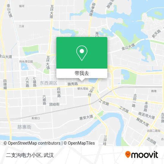 二支沟电力小区地图
