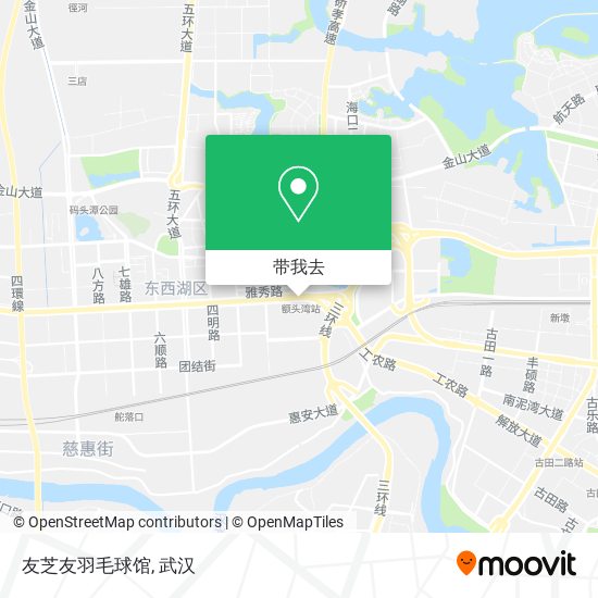 友芝友羽毛球馆地图