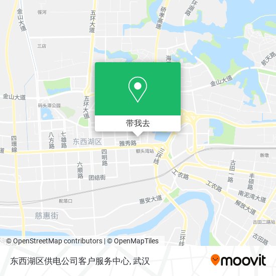 东西湖区供电公司客户服务中心地图