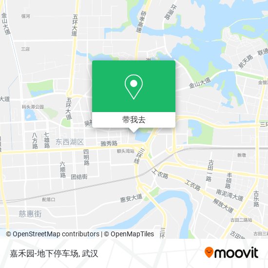 嘉禾园-地下停车场地图
