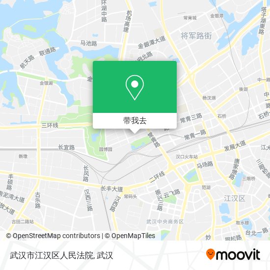 武汉市江汉区人民法院地图