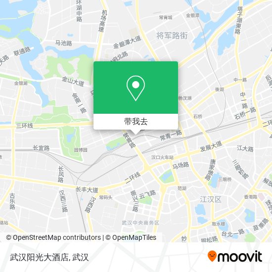 武汉阳光大酒店地图