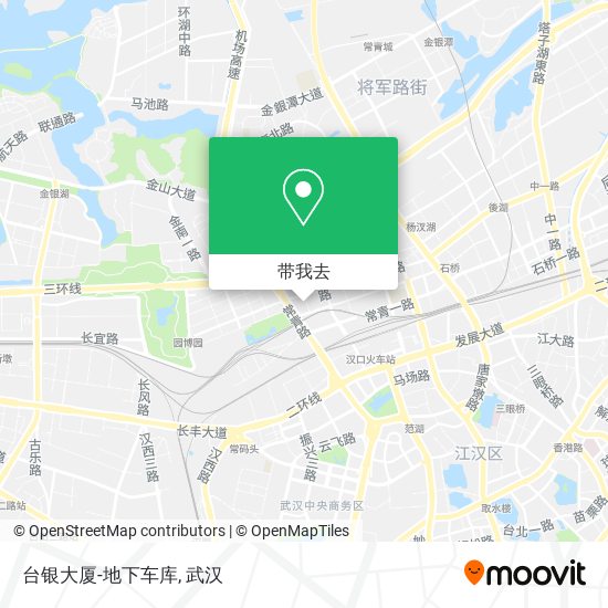 台银大厦-地下车库地图