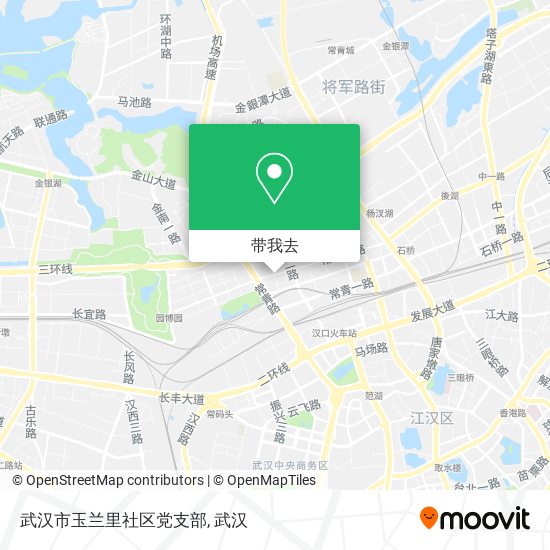 武汉市玉兰里社区党支部地图