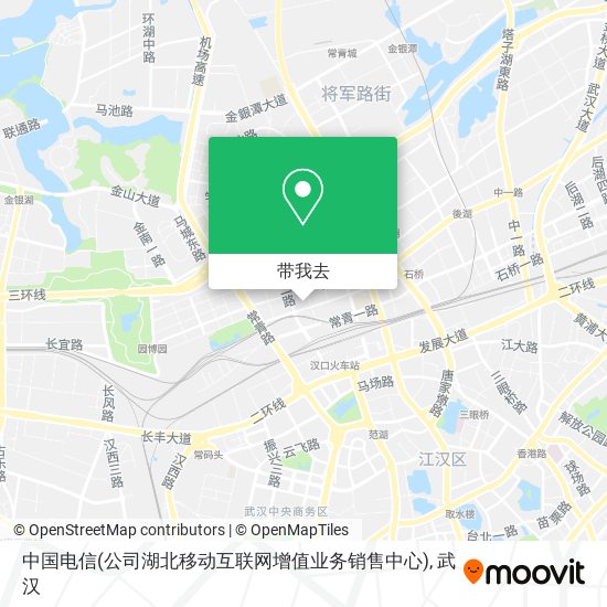 中国电信(公司湖北移动互联网增值业务销售中心)地图