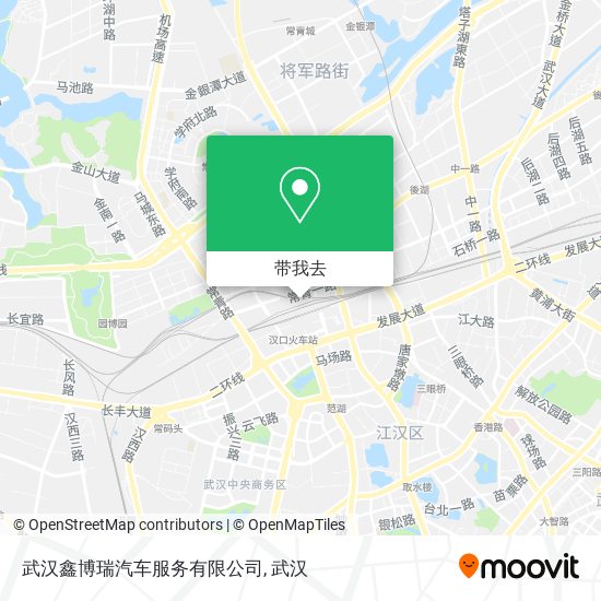 武汉鑫博瑞汽车服务有限公司地图