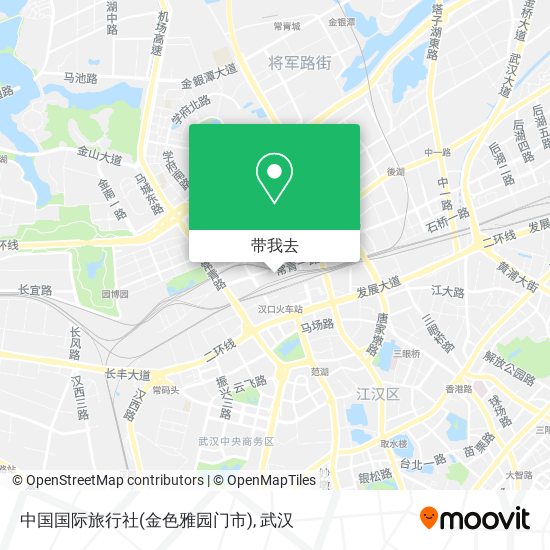 中国国际旅行社(金色雅园门市)地图
