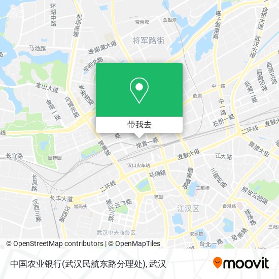 中国农业银行(武汉民航东路分理处)地图