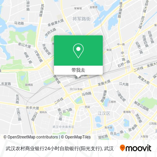 武汉农村商业银行24小时自助银行(阳光支行)地图