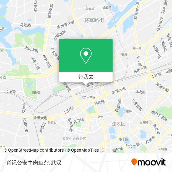 肖记公安牛肉鱼杂地图
