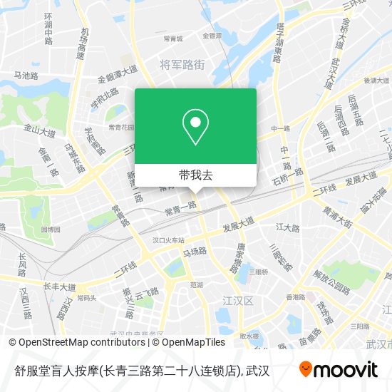 舒服堂盲人按摩(长青三路第二十八连锁店)地图