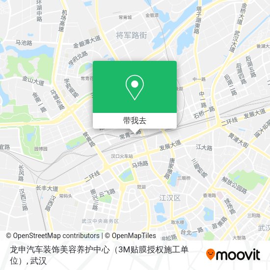 龙申汽车装饰美容养护中心（3M贴膜授权施工单位）地图