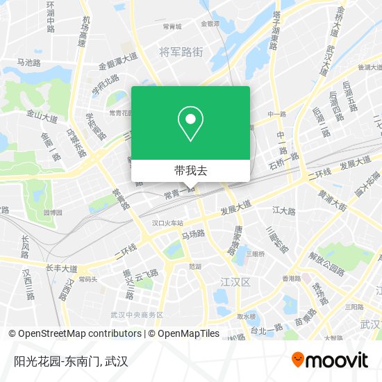 阳光花园-东南门地图