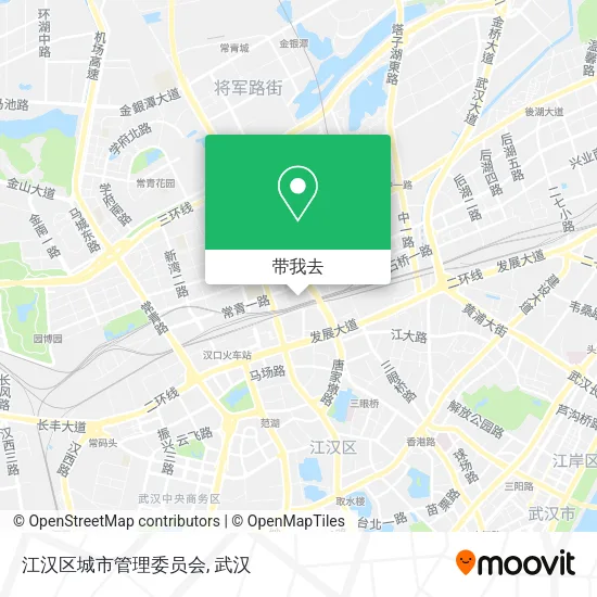 江汉区城市管理委员会地图