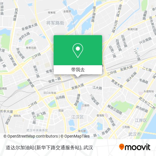 道达尔加油站(新华下路交通服务站)地图