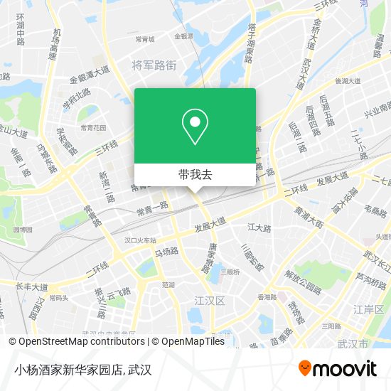 小杨酒家新华家园店地图