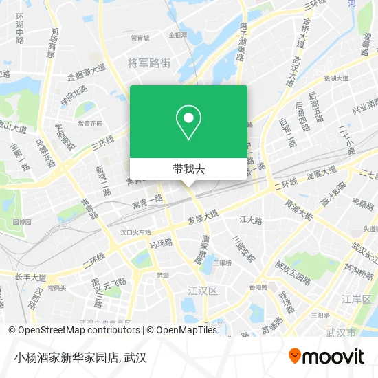 小杨酒家新华家园店地图