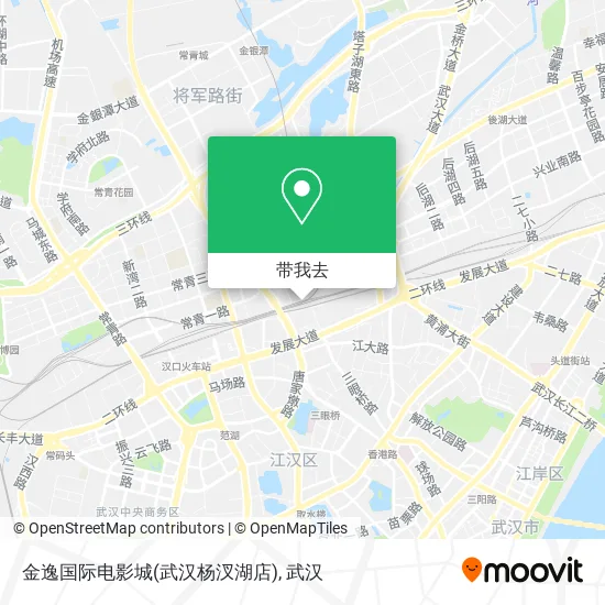 金逸国际电影城(武汉杨汊湖店)地图